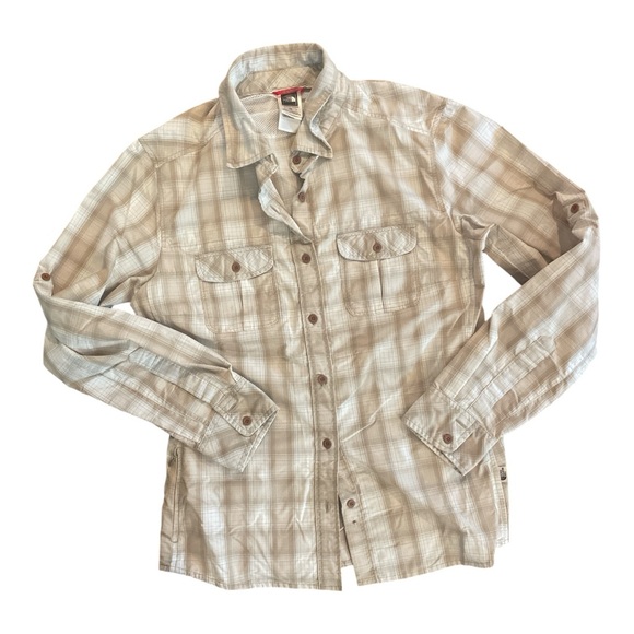 The North Face Top Plaid VaporWick Large Lightweight - Picture 11 of 11